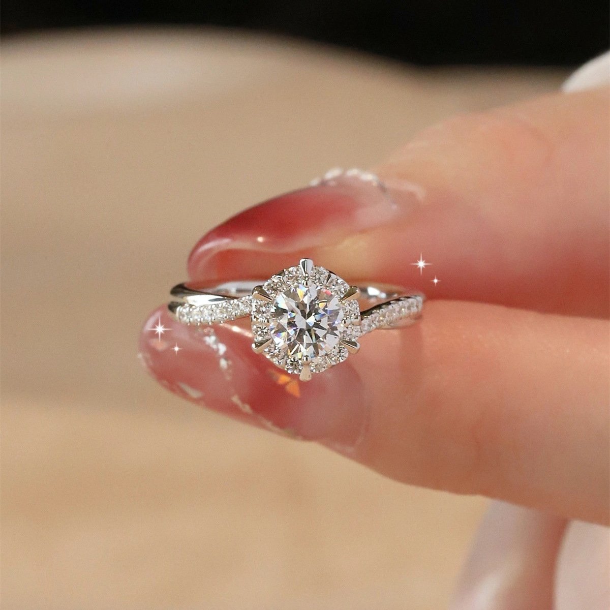 💕Moissanite from the Stars Ring