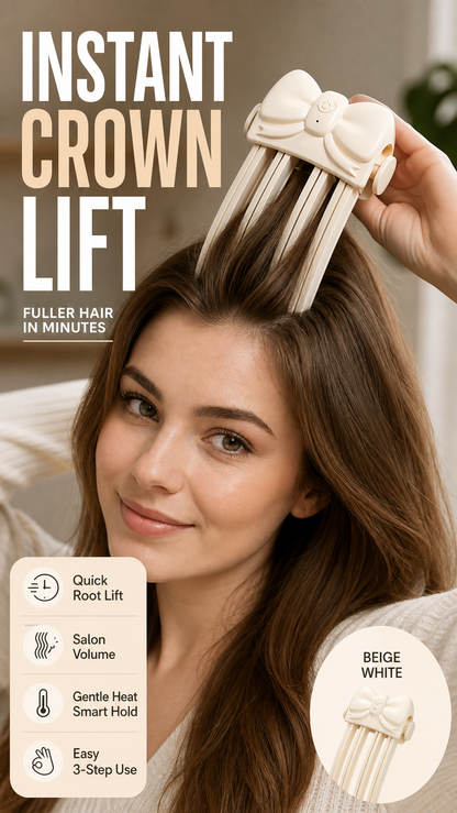 💨 Wireless Heated Root Lift Clip – Salon Volume, Zero Effort ✨