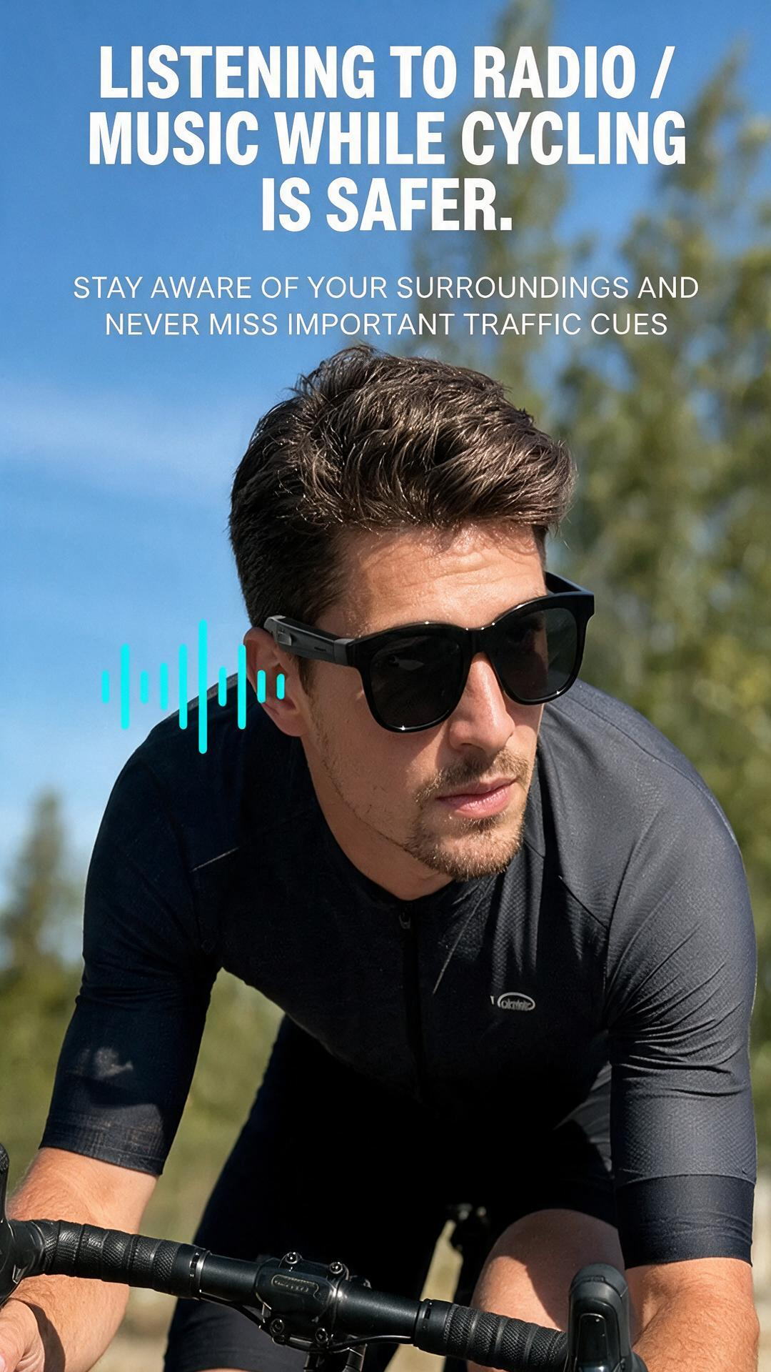 🥳HOT SALE! AI Smart Glasses with ChatGPT-Ready Assistant – 8MP Camera, HD Recording, 160+ Language Translation, Bluetooth 5.4 HiFi Audio! 🕶️✨