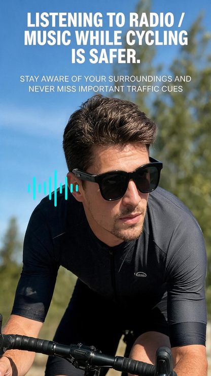 🥳HOT SALE! AI Smart Glasses with ChatGPT-Ready Assistant – 8MP Camera, HD Recording, 160+ Language Translation, Bluetooth 5.4 HiFi Audio! 🕶️✨
