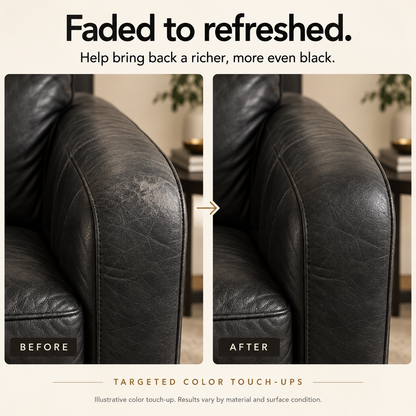 🎄✨ Christmas: 50% Off for a Limited Time | 🖤 Black Leather Color Restorer – renews faded color and hides scratches – for compatible smooth leather