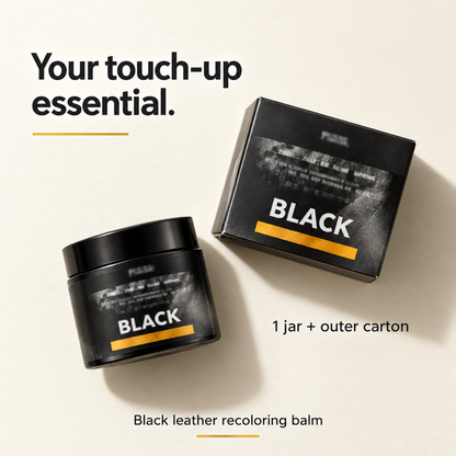 🎄✨ Christmas: 50% Off for a Limited Time | 🖤 Black Leather Color Restorer – renews faded color and hides scratches – for compatible smooth leather