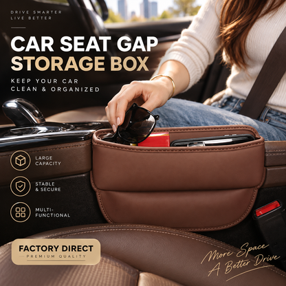 Car Seat Crevice Storage Box, Multifunctional Seat Crevice Storage Box, In-Car Seat and Center Console Storage Strip