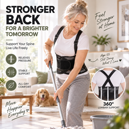 Breathable Posture Corrector - Back Pain Relief & Tummy Control