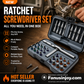 🔩 Factory Direct 50% Off 🔥Over 100,000 Sold! 🛠️Freely assemble to solve all tool troubles 🛠️ 24-in-1 screwdriver set – Magnetic, compact, and portable