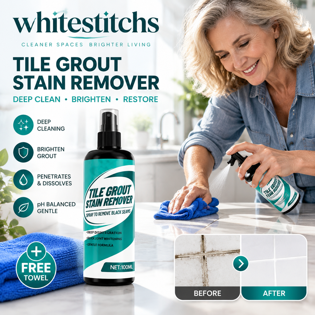 🧴✨ Tile Cleaner – One spray removes mold and stains, cleans grout and tiles – Cash on delivery ✅