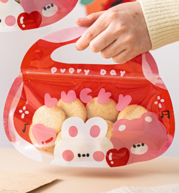 💖LAST DAY SALE 50% OFF!!🎁Easy Fill, Easy Seal🎄 Festive Self-Seal Treat Bags – Santa & Snowman Print | Resealable, Food-Safe & Perfect for Cookies, Chocolates & Little Gifts 🎅⛄
