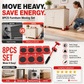 🥳HOT SALE! Furniture Lifter Sliders – Effortless Heavy Furniture Moving with 360° Swivel Sliders, Protect Floors & Save Your Back! 🪑✨