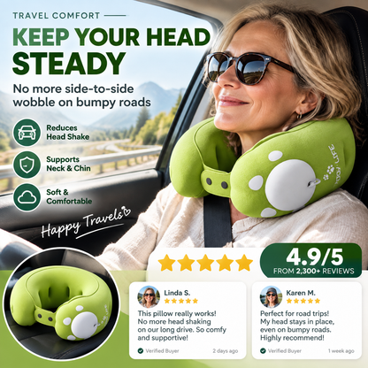 🐾Cat-paw inflatable U-shaped pillow