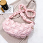 Women's Quilted Puffy Handbag