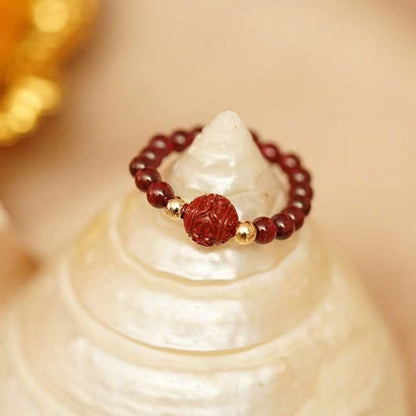 Purple Gold Sand Rose Pearl Bracelet