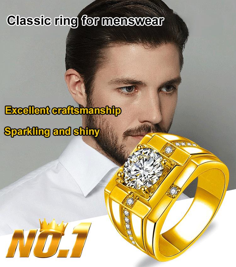 Classic Men's Ring (Buy 1 Get 1 Free)--Adjustable ring size