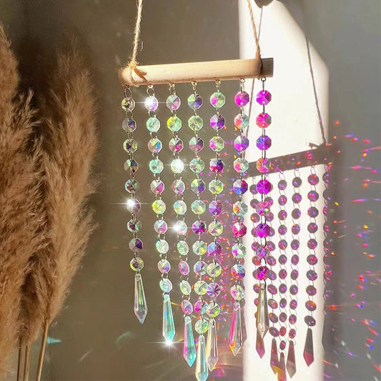 Colorful Crystal Wind Chime Pendant