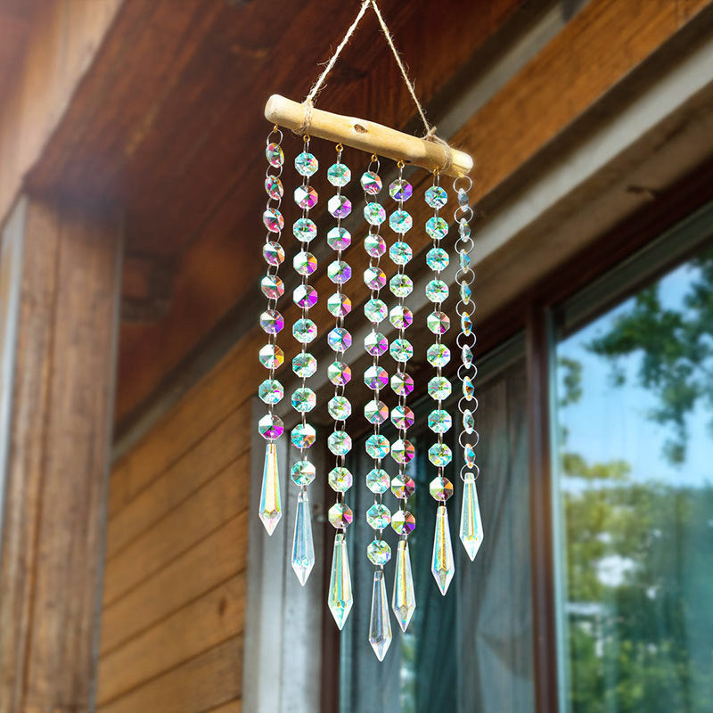 Colorful Crystal Wind Chime Pendant