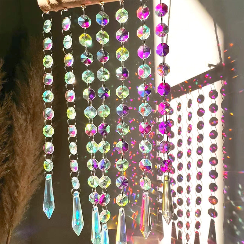 Colorful Crystal Wind Chime Pendant