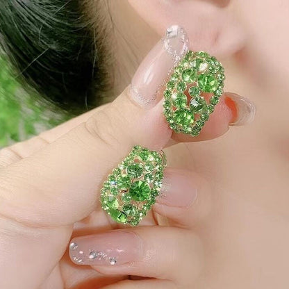 🎁Lab-Created Diamonds Hoop Earrings （Buy 1 Get 1 Free）