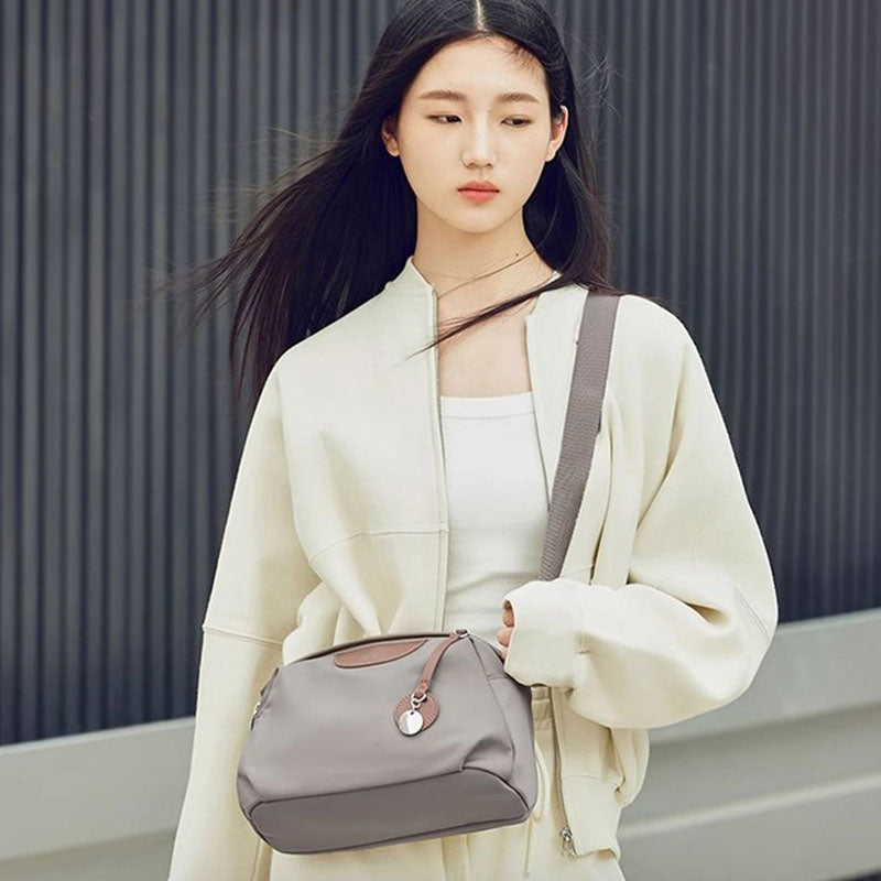 Fashionable and Versatile Large-Capacity Nylon Shoulder Bag