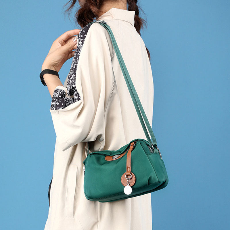 Fashionable and Versatile Large-Capacity Nylon Shoulder Bag