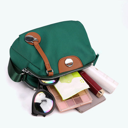 Fashionable and Versatile Large-Capacity Nylon Shoulder Bag