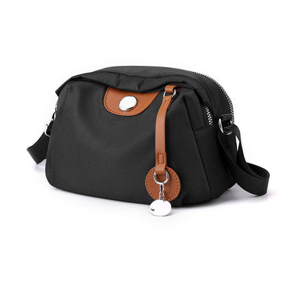 Fashionable and Versatile Large-Capacity Nylon Shoulder Bag