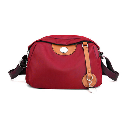 Fashionable and Versatile Large-Capacity Nylon Shoulder Bag