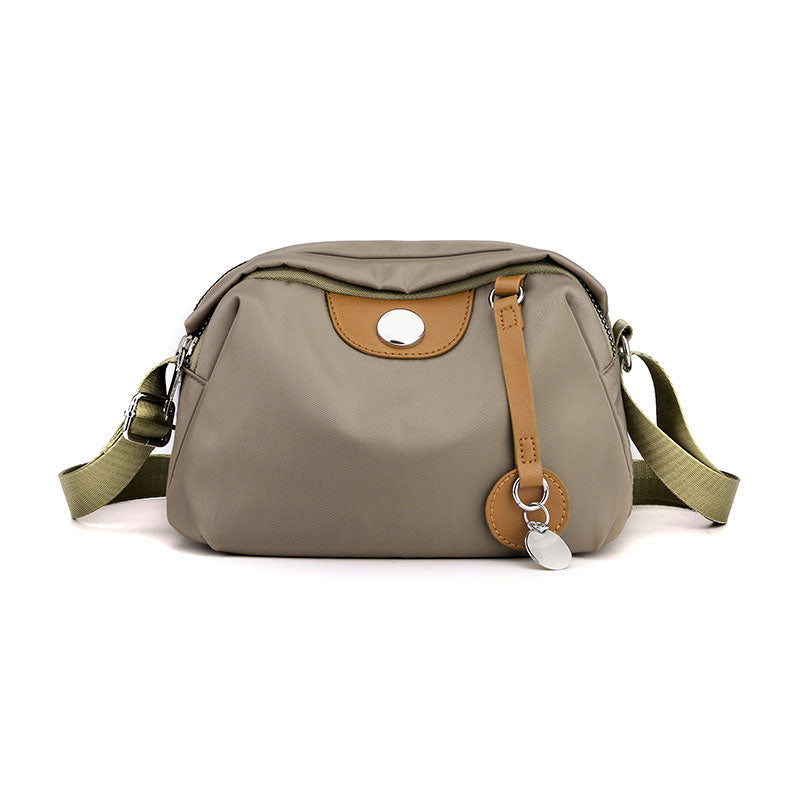 Fashionable and Versatile Large-Capacity Nylon Shoulder Bag