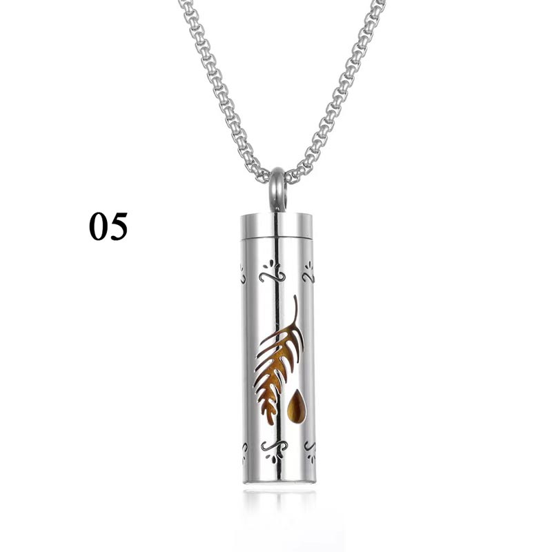 Stainless Steel Aromatherapy Necklace