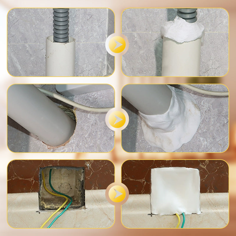 🚨Flash Sale Alert✨Moldable Waterproof Sealant Putty, Fast Sealing for Gaps, Pipes & Cracks