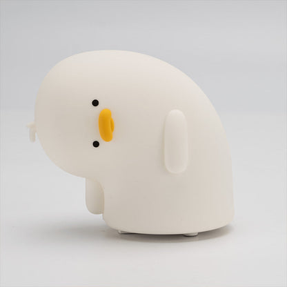 Cute Duck Silicone Clap-On Night Light