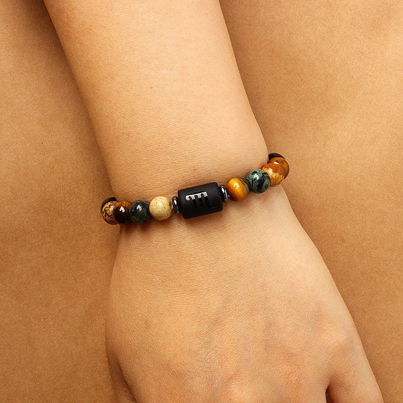 Astrological Tiger Eye Stone Bracelet