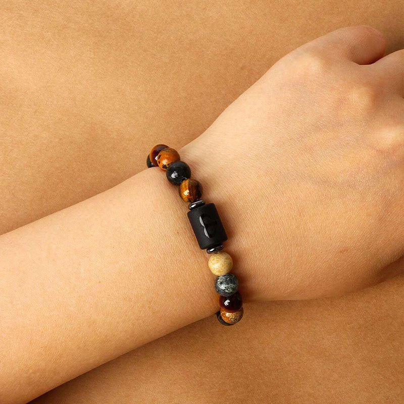 Astrological Tiger Eye Stone Bracelet