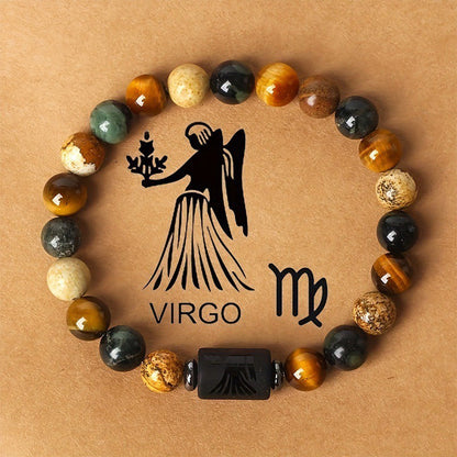Astrological Tiger Eye Stone Bracelet