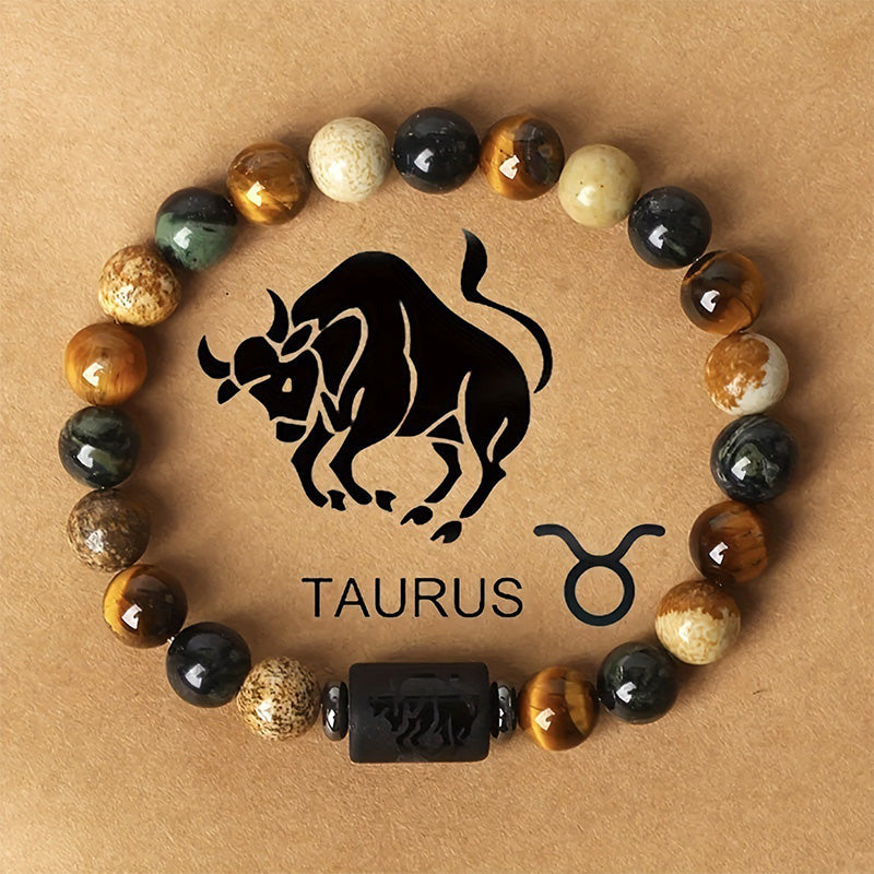 Astrological Tiger Eye Stone Bracelet