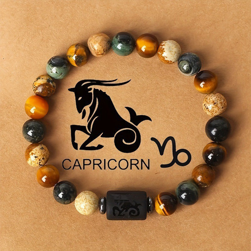 Astrological Tiger Eye Stone Bracelet