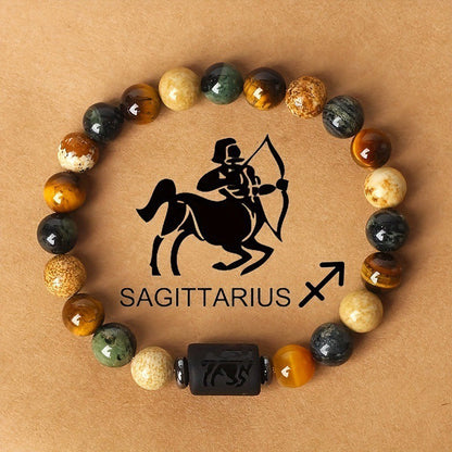 Astrological Tiger Eye Stone Bracelet
