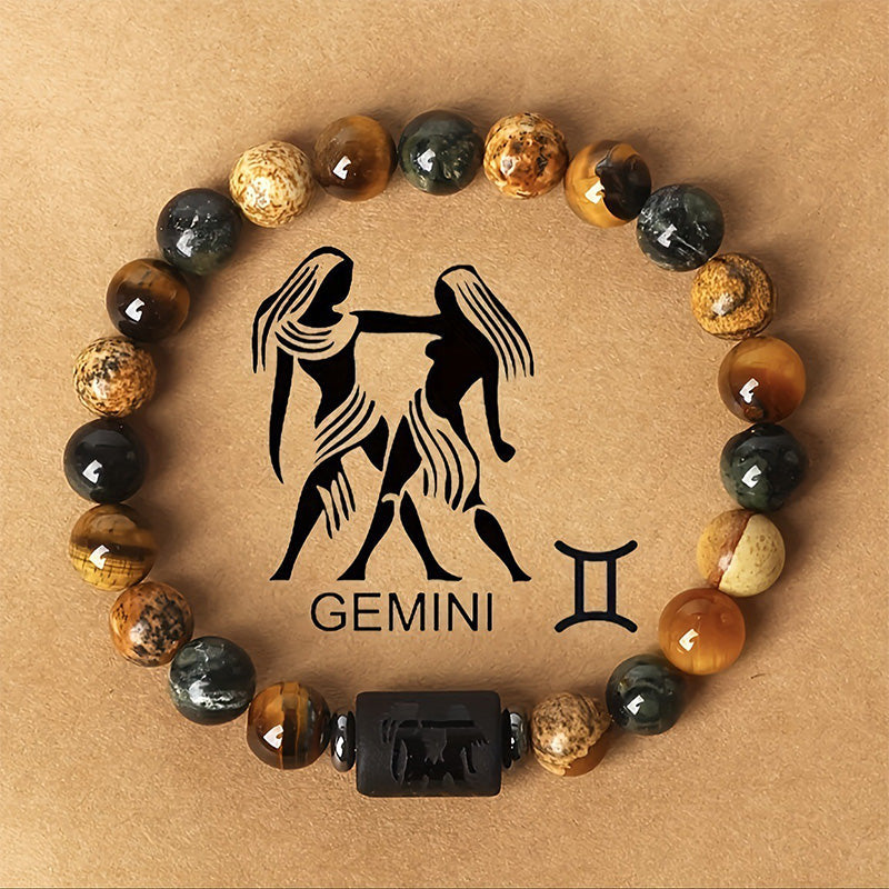 Astrological Tiger Eye Stone Bracelet