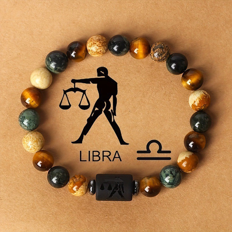 Astrological Tiger Eye Stone Bracelet