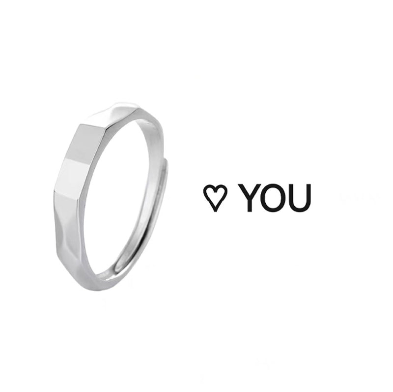 Adjustable Sculpted Ring I Love You Romantic Gift