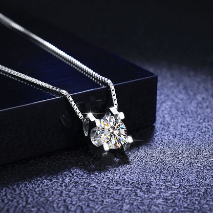 Premium S925 Silver Moissanite Necklace