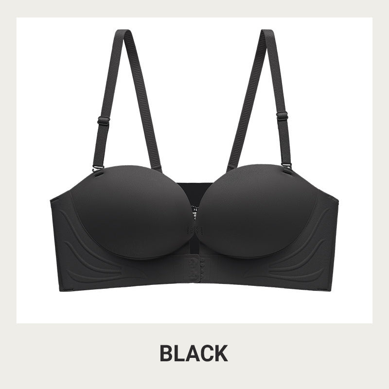 🌟Invisible Strap Front Buckle Push Up Bra🥰