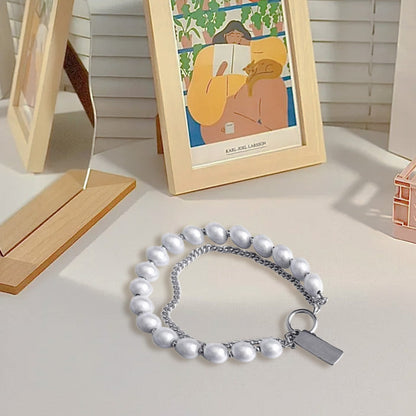 Glow Pearls Double Layers Bracelet