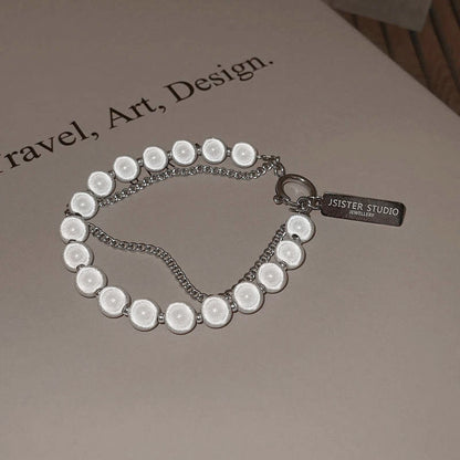 Glow Pearls Double Layers Bracelet