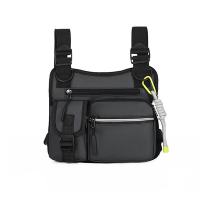 Multi-Pocket Waterproof Vest Style Chest Bag