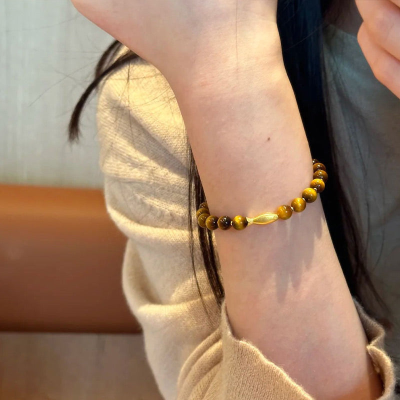 Tiger Eye Beaded Bracelet