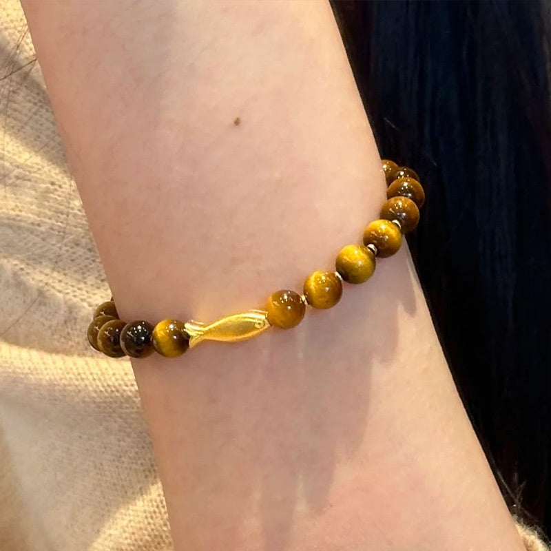 Tiger Eye Beaded Bracelet