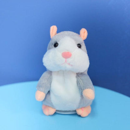 🎄LIMITED-TIME 50% OFF! ⏰Talking Hamster Plush – repeats whatever you say, auto head-shaking, hilarious fun for kids & adults