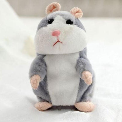 🎄LIMITED-TIME 50% OFF! ⏰Talking Hamster Plush – repeats whatever you say, auto head-shaking, hilarious fun for kids & adults