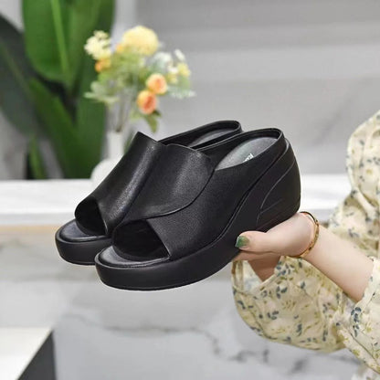 👡 50% OFF NOW! ✨ Elevation 5.5 cm Inclined Heel Sandals – Comfortable Lift, Stylish Design & Perfect for Daily Wear 🌸