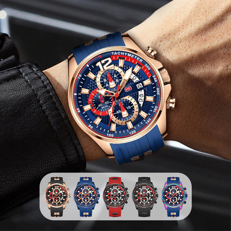 Men's Waterproof Fashion Sports Watch with Luminous
