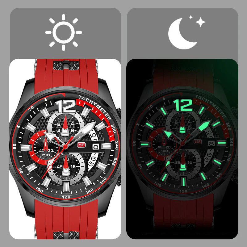Men's Waterproof Fashion Sports Watch with Luminous